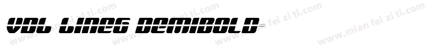 VDL LineG DemiBold字体转换